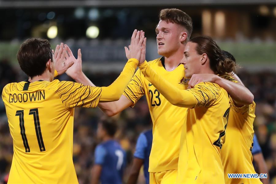 (SP)AUSTRALIA-CANBERRA-SOCCER-2022 FIFA WORLD CUP QUALIFIER-AUS VS NPL