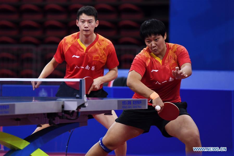 (SP)CHINA-WUHAN-7TH MILITARY WORLD GAMES-TABLE TENNIS(CN)