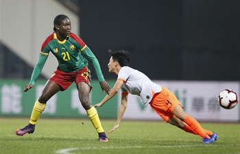 China beats Cameroon 1-0 at final match of 2019 Int'l Women's Football Tournament