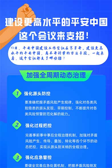 建設(shè)更高水平的平安中國 這個會議來支招！