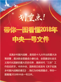 劃重點！帶你一圖看懂2018年中央一號文件