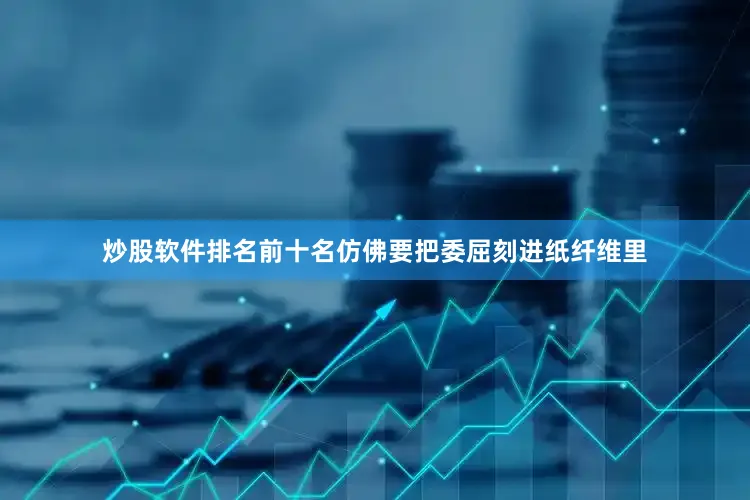 炒股软件排名前十名仿佛要把委屈刻进纸纤维里