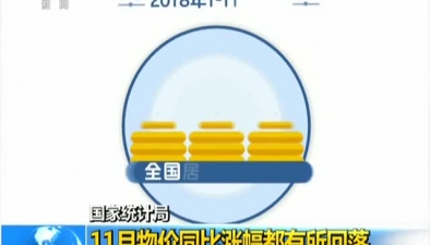 11月物價(jià)同比漲幅都有所回落