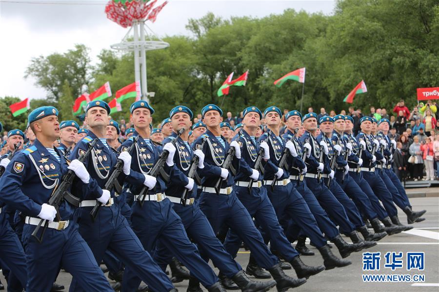 （國(guó)際）（3）白俄羅斯舉行獨(dú)立日閱兵式　解放軍儀仗隊(duì)首次應(yīng)邀參加