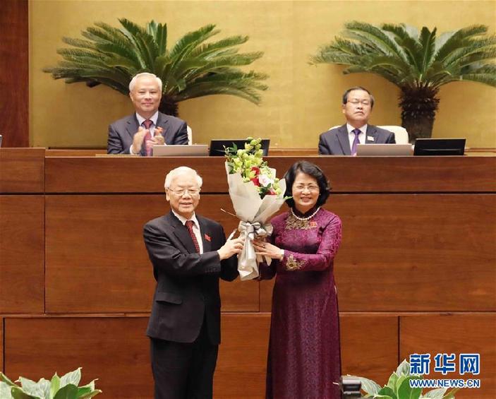 （國(guó)際）（2）越共中央總書記阮富仲當(dāng)選越南國(guó)家主席