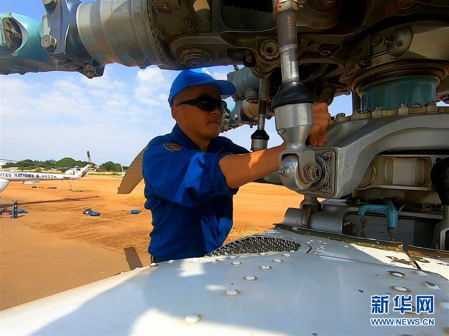 （國際）（2）中國維和直升機分隊緊急轉運岡比亞重病維和警察