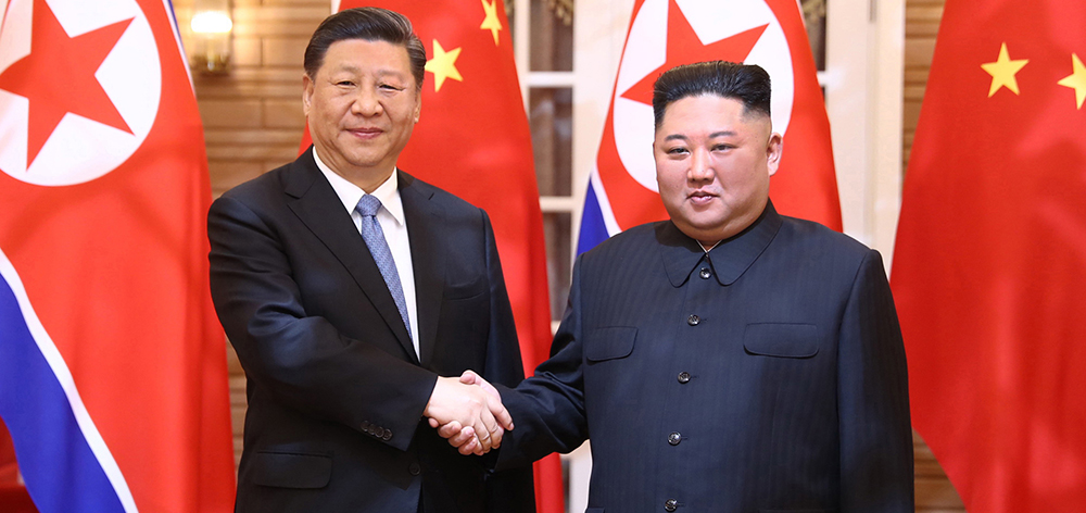 習(xí)近平同朝鮮勞動(dòng)黨委員長、國務(wù)委員會委員長金正恩舉行會談